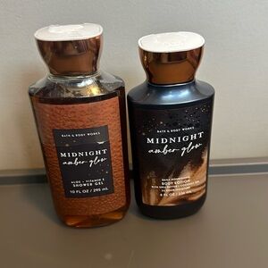 Midnight Amber Glow 2pc set